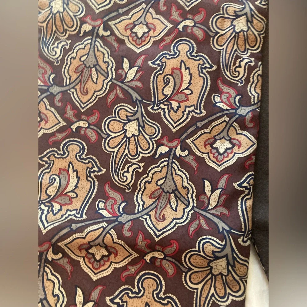 Geoffrey Beene Reversible Silk and Wool Scarf